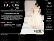 Tablet Screenshot of fashionshow.brollopsmagasinet.se